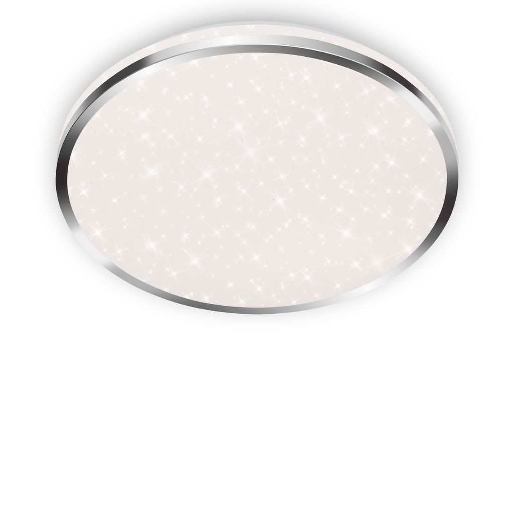 LED Luce a soffitto Ø 33 cm 18W 1800lm cromo